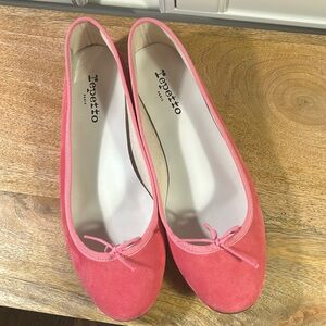 Repetto Suede Ballet Flats, Sz 41. Never worn outside of house.